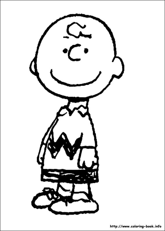 Snoopy coloring picture