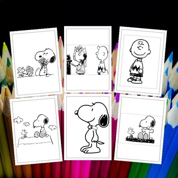 Printable snoopy coloring pages collection embrace artistic exploration