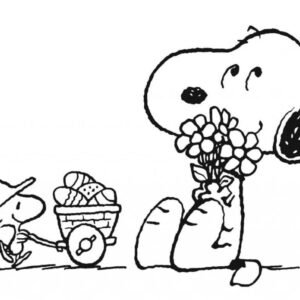 Snoopy coloring pages printable for free download