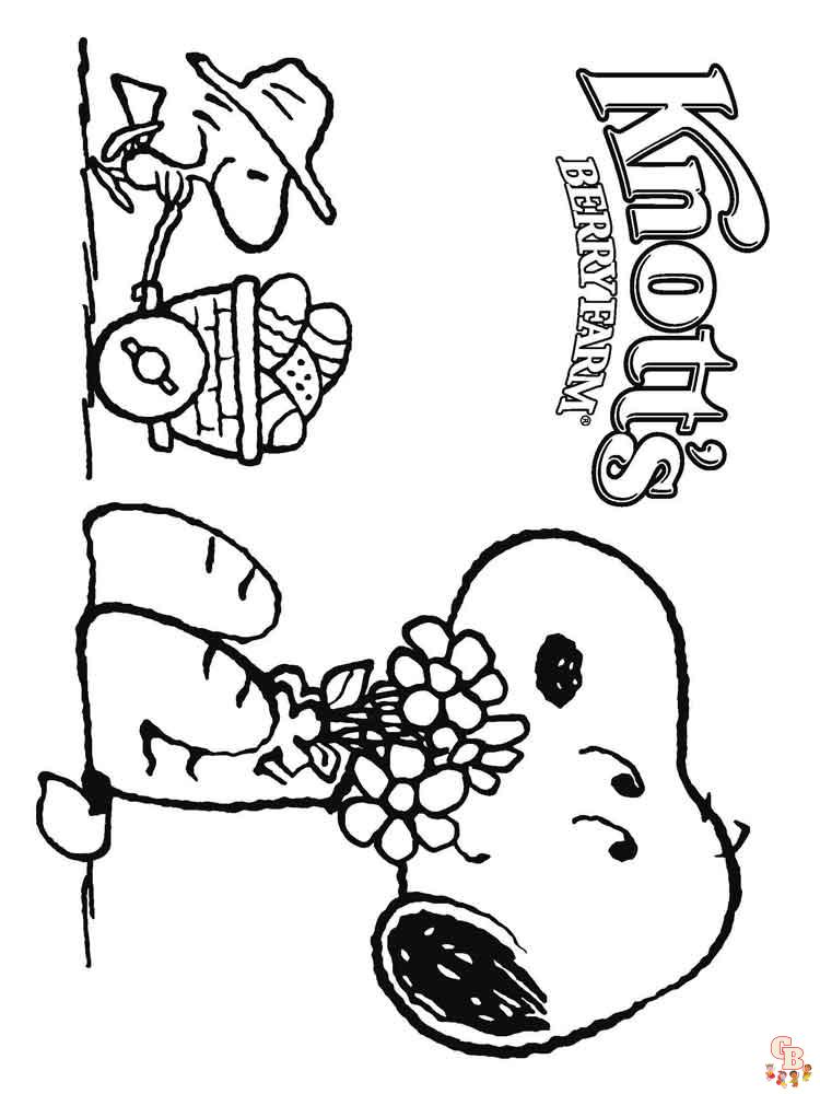 Free printable snoopy coloring pages