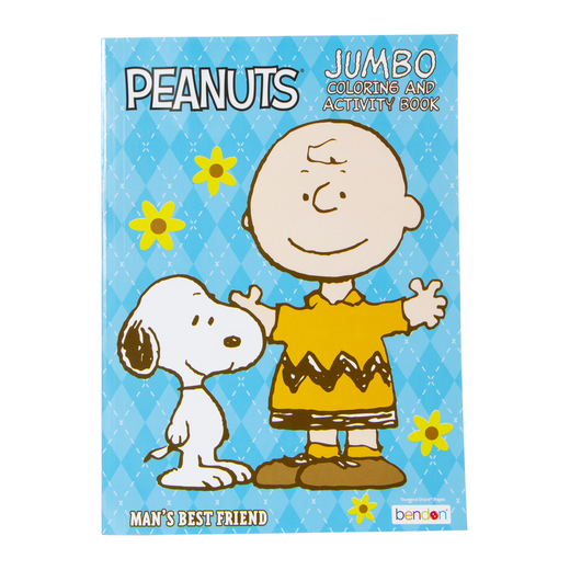 Peanuts jumbo coloring activity book five below let go have fun