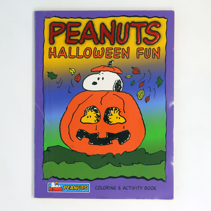 Pumpkin snoopy halloween coloring book