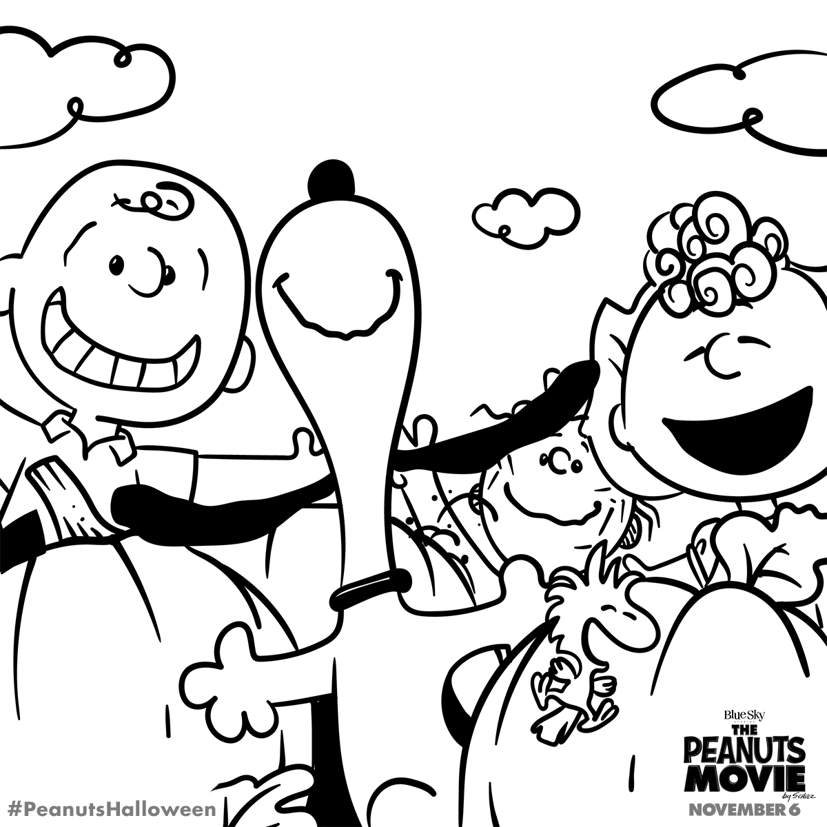 The peanuts movie on x celebrate halloween with these peanutsmovie halloween coloring sheets httpstcowsxvydx x