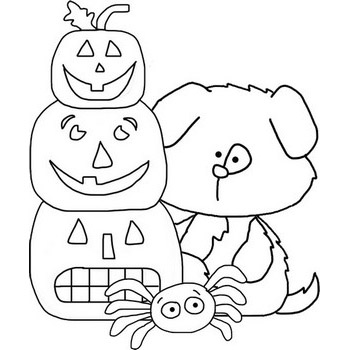 Halloween coloring pages color cute pumpkins mummies