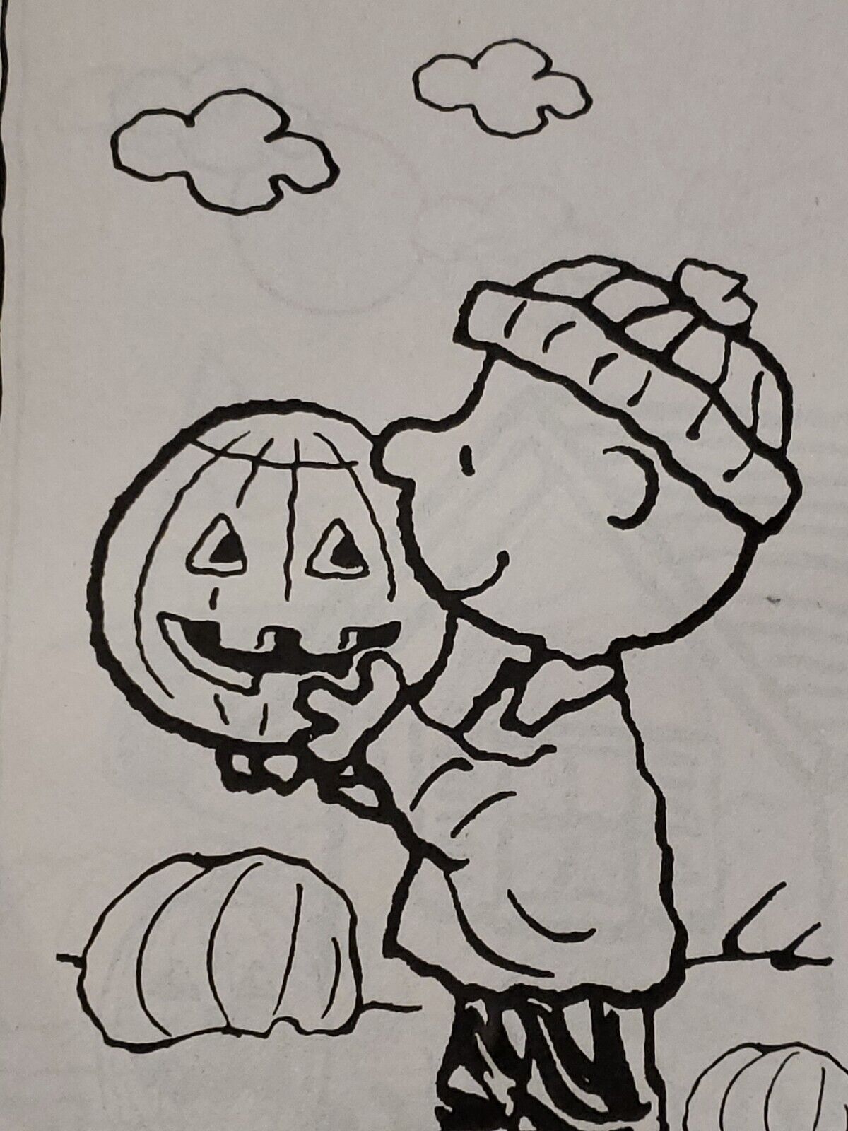 Peanuts happy halloween coloring book