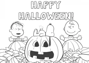 Free printable halloween coloring pages for kids