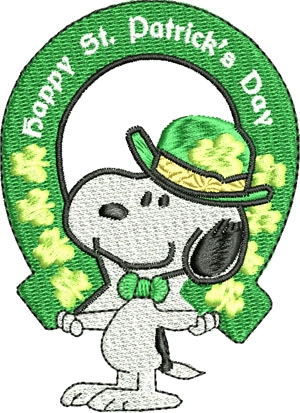 Snoopy st patricks day