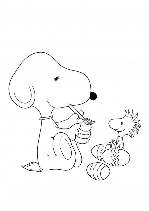 Peanuts for coloring pages