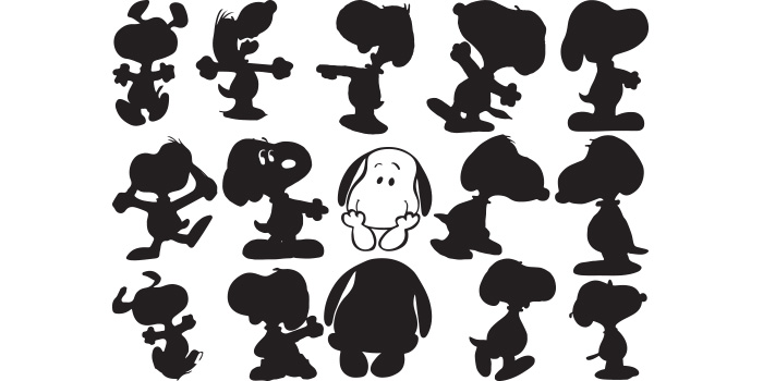 Snoopy dog svg vector design