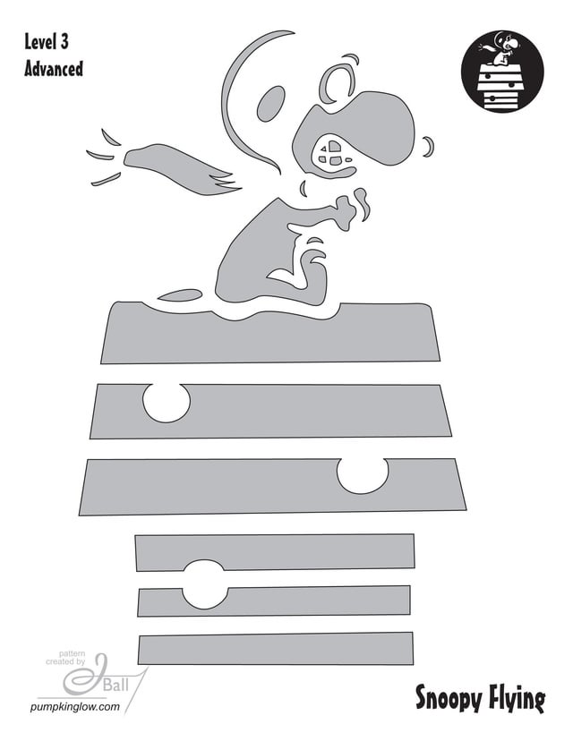 Peanutscharlie brown snoopy pumpkin stencil