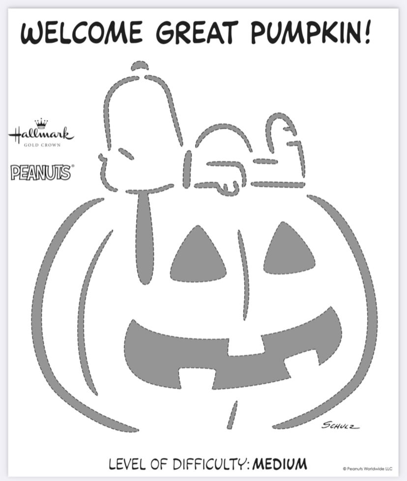 Peanuts pumpkin carving halloween pumpkin stencils pumpkin carving halloween pumpkin carving stencils