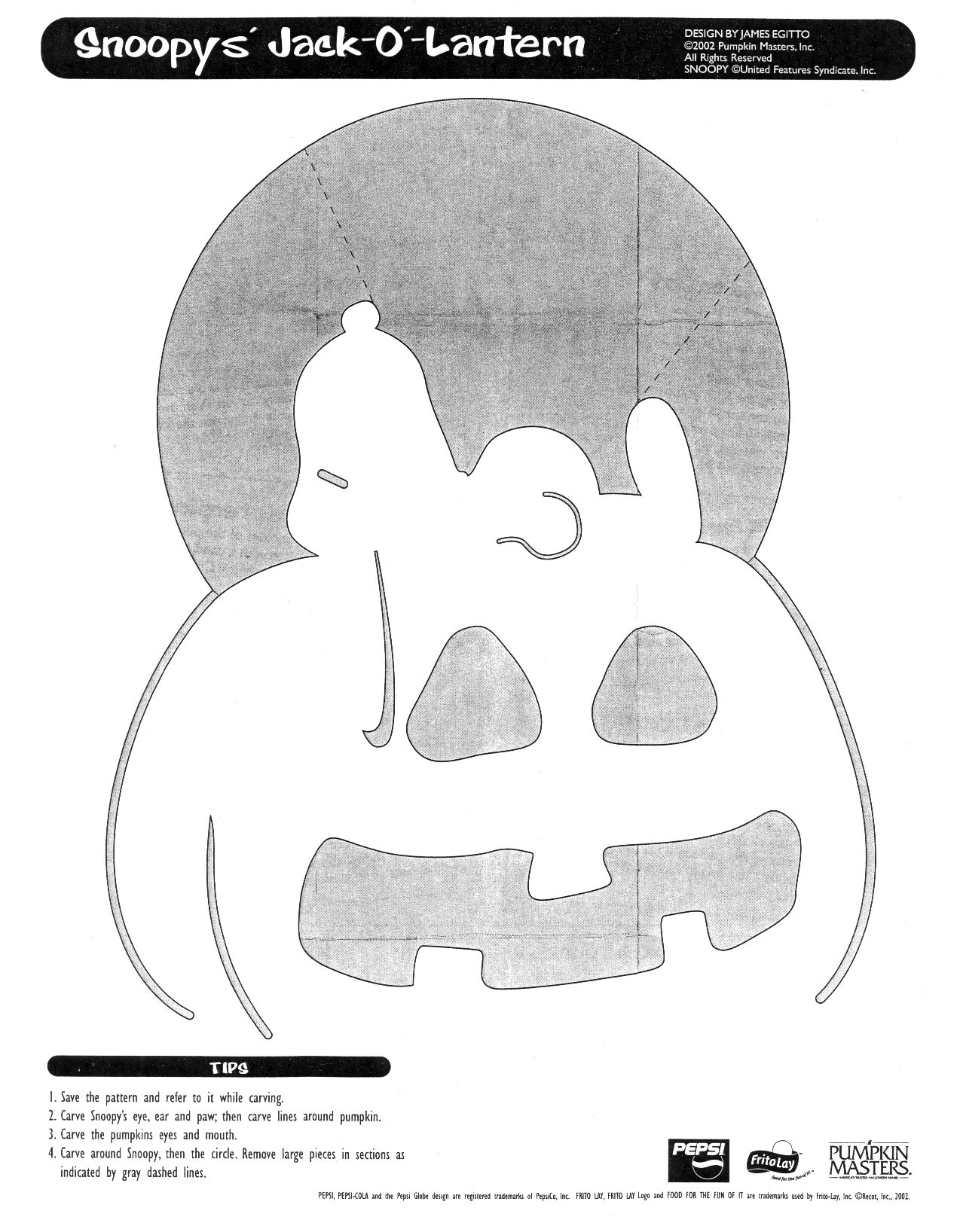 Peanutscharlie brown snoopy pumpkin stencil