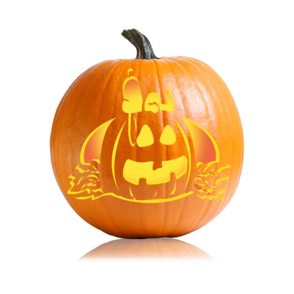 Snoopy halloween pumpkin stencil