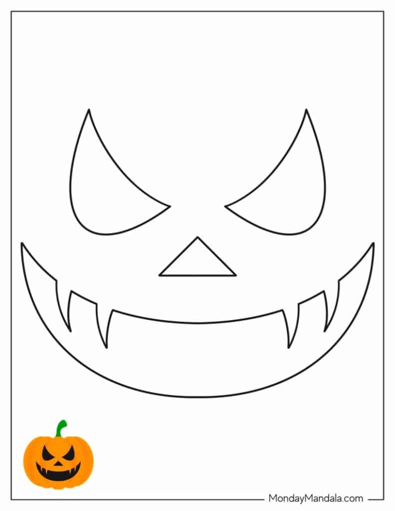 Pumpkin carving stencils free pdf printables