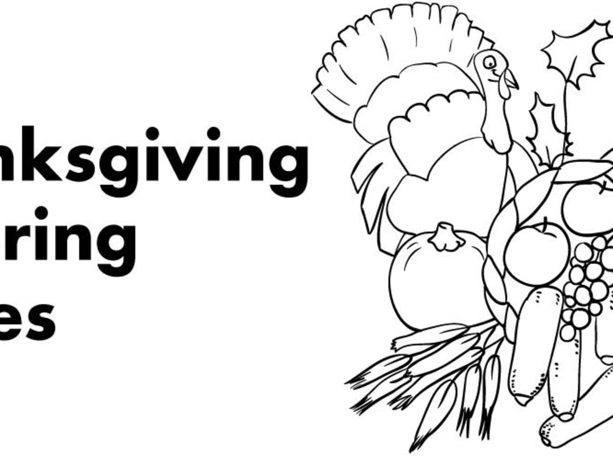 Free thanksgiving coloring pages