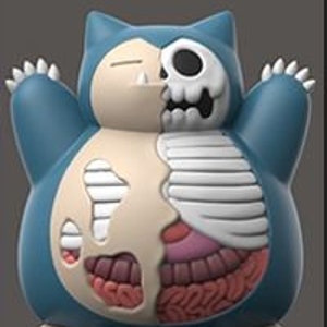 Snorlax d print