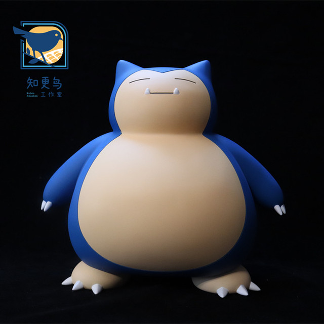 Pokemon gk snorlax resin decoration action figure model toys gift for birthday children