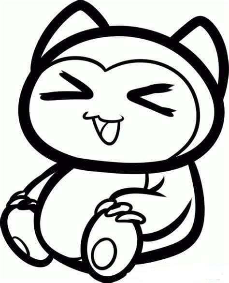 Cute snorlax coloring page