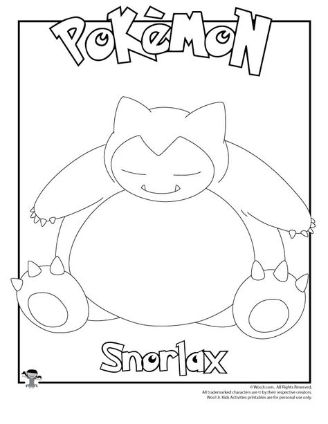 Top snorlax coloring pages ideas and inspiration