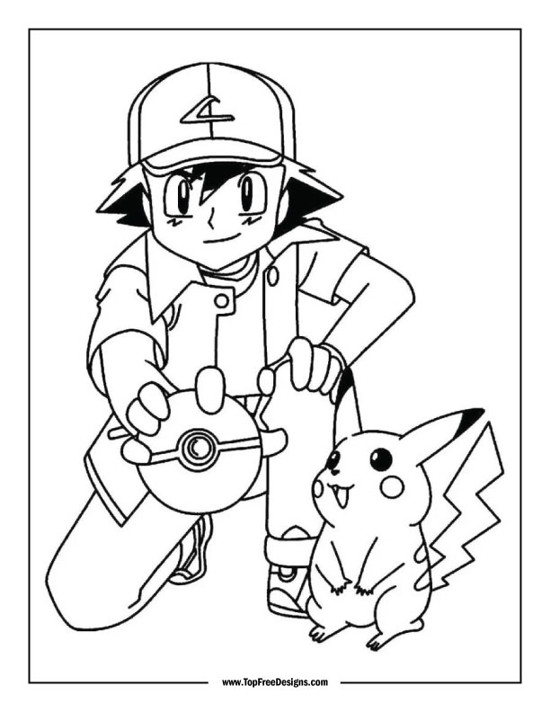 Pokemon coloring pages