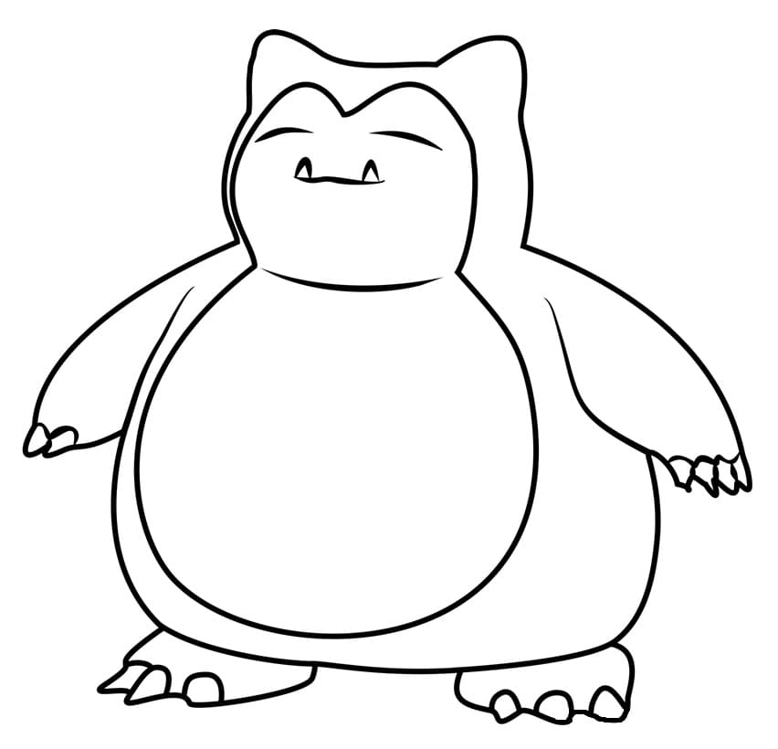 Snorlax pokemon go fãrbung seite