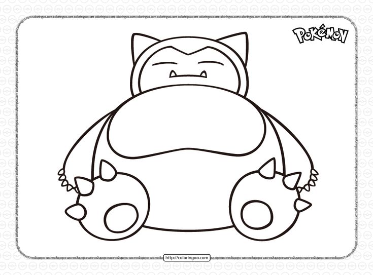 Pokemon snorlax coloring pages pokemon snorlax pokemon coloring pages pokemon coloring