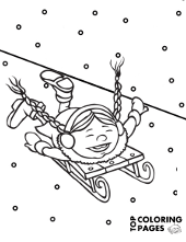 Printable winter coloring pages