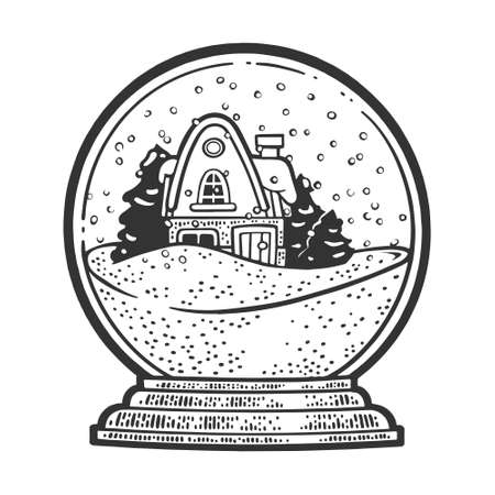 Snow globe coloring pages stock photos and images