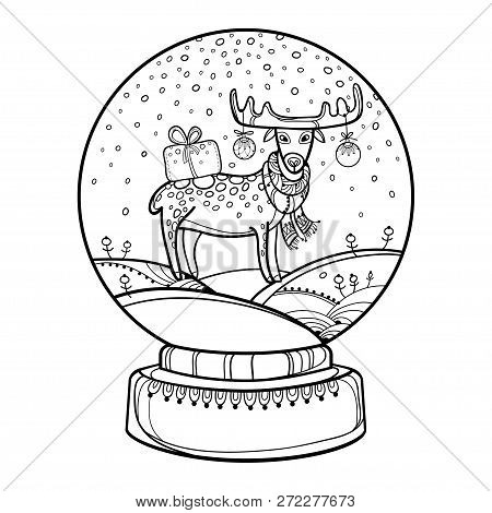 Vector outline snow vector photo free trial bigstock