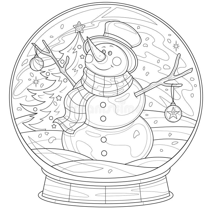 Snowglobe drawing stock illustrations â snowglobe drawing stock illustrations vectors clipart