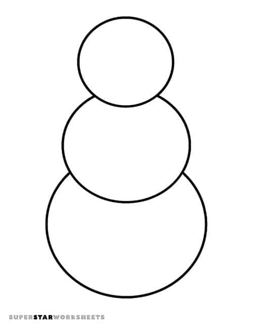 Snowman templates