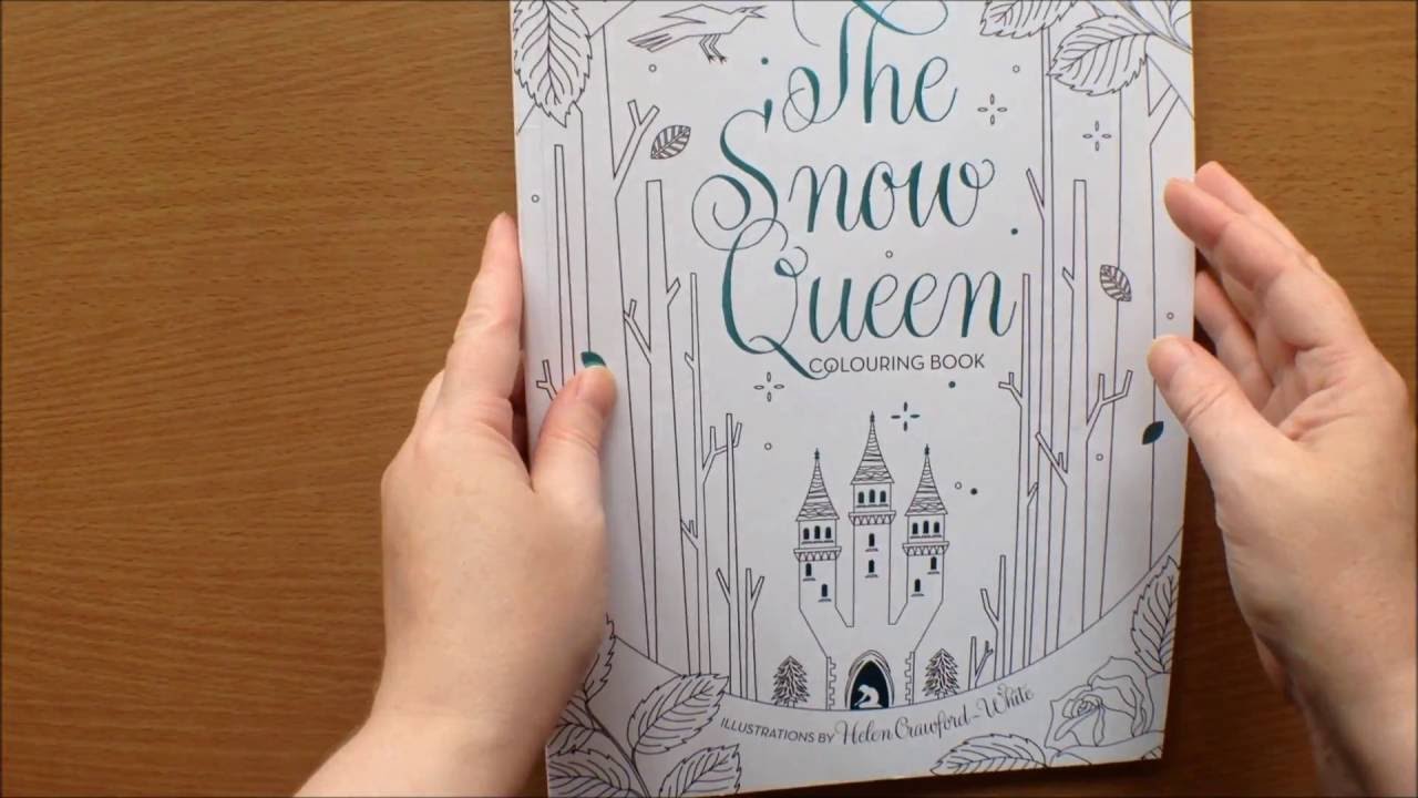 The snow queen colouring book by helen crawford