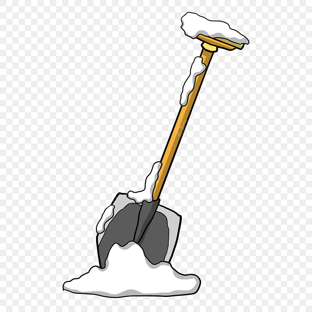 Shovel snow png vector psd and clipart with transparent background for free download