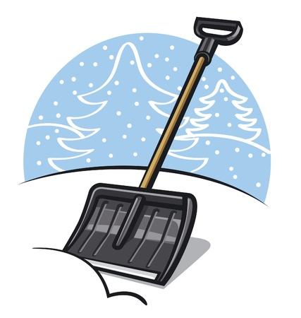 Shovel snow stock illustrations cliparts and royalty free shovel snow vectors