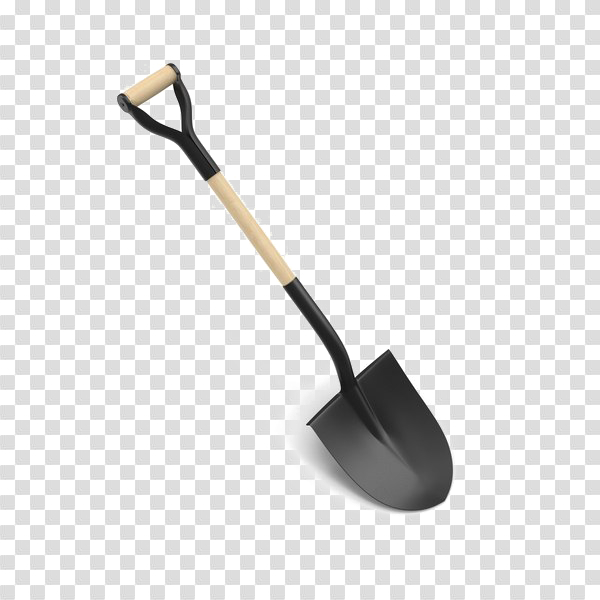 Free shovel transparent image