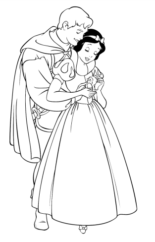 Snow white and the seven dwarfs coloring book made by teachers