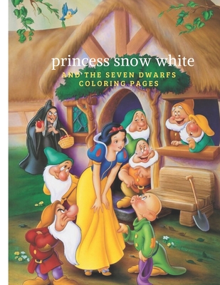 Princess snow white and the seven dwarfs coloring pages helps children develop their intellectual abilities and develop their talents it contains paperback page books