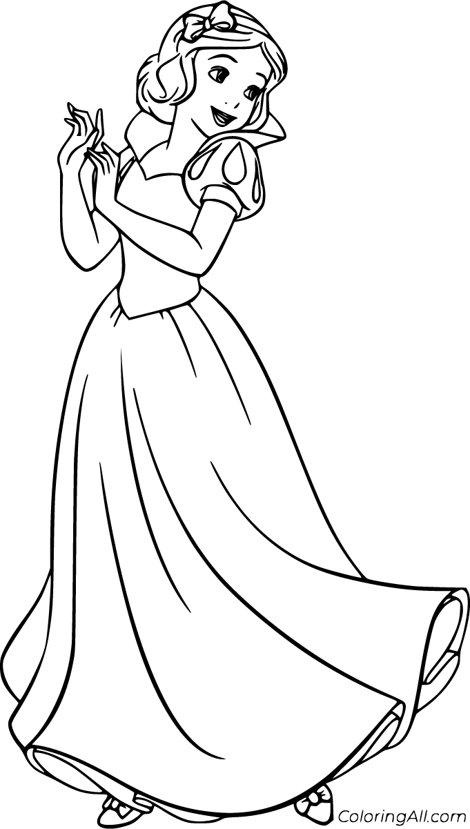 Snow white coloring pages