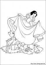 Snow white coloring pages on coloring