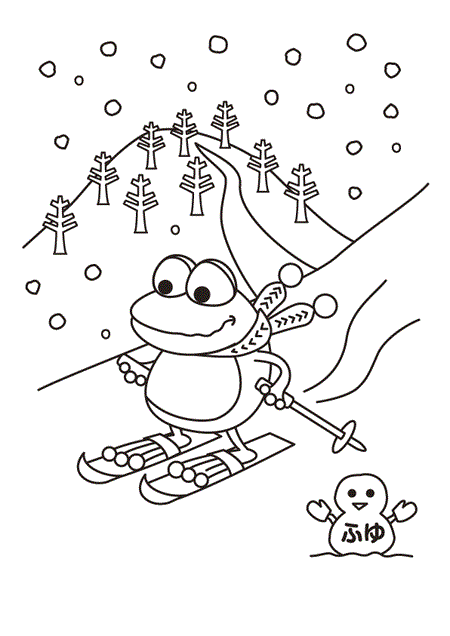 Winter season coloring page crafts and worksheets for preschooltoddler and kindergarten