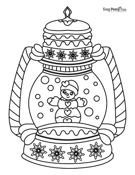 Printable winter coloring pages