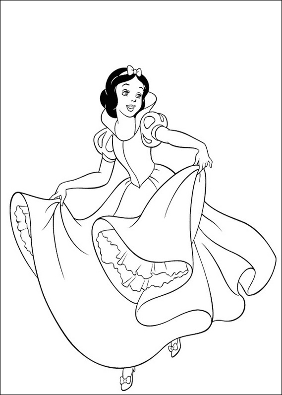 Snow white coloring pages princess color sheets for girls coloring pages