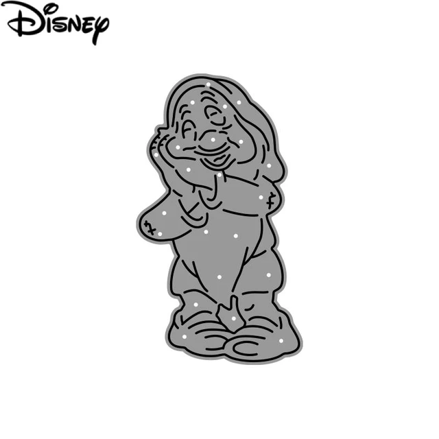 Disney sleepy metal cutting dies snow white and the seven dwarfs die cuts for scrapbooking album diy paper card art craft decor