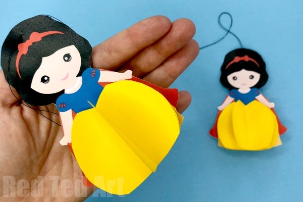 Paper princess doll diy