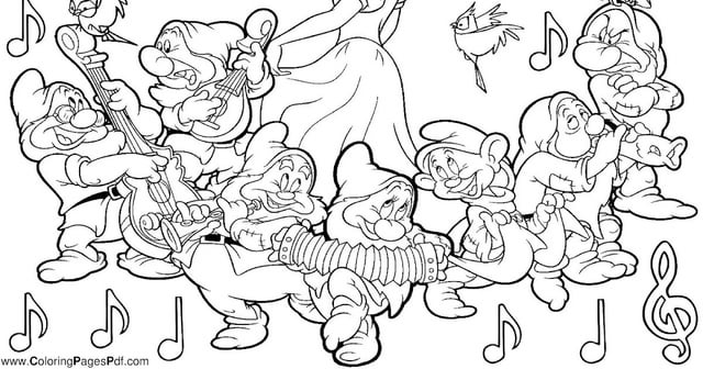 Snow white free printable coloring pages rcoloringpagespdf