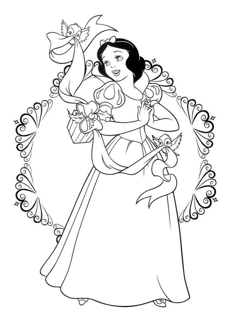 Dive into the magical world of snow white coloring