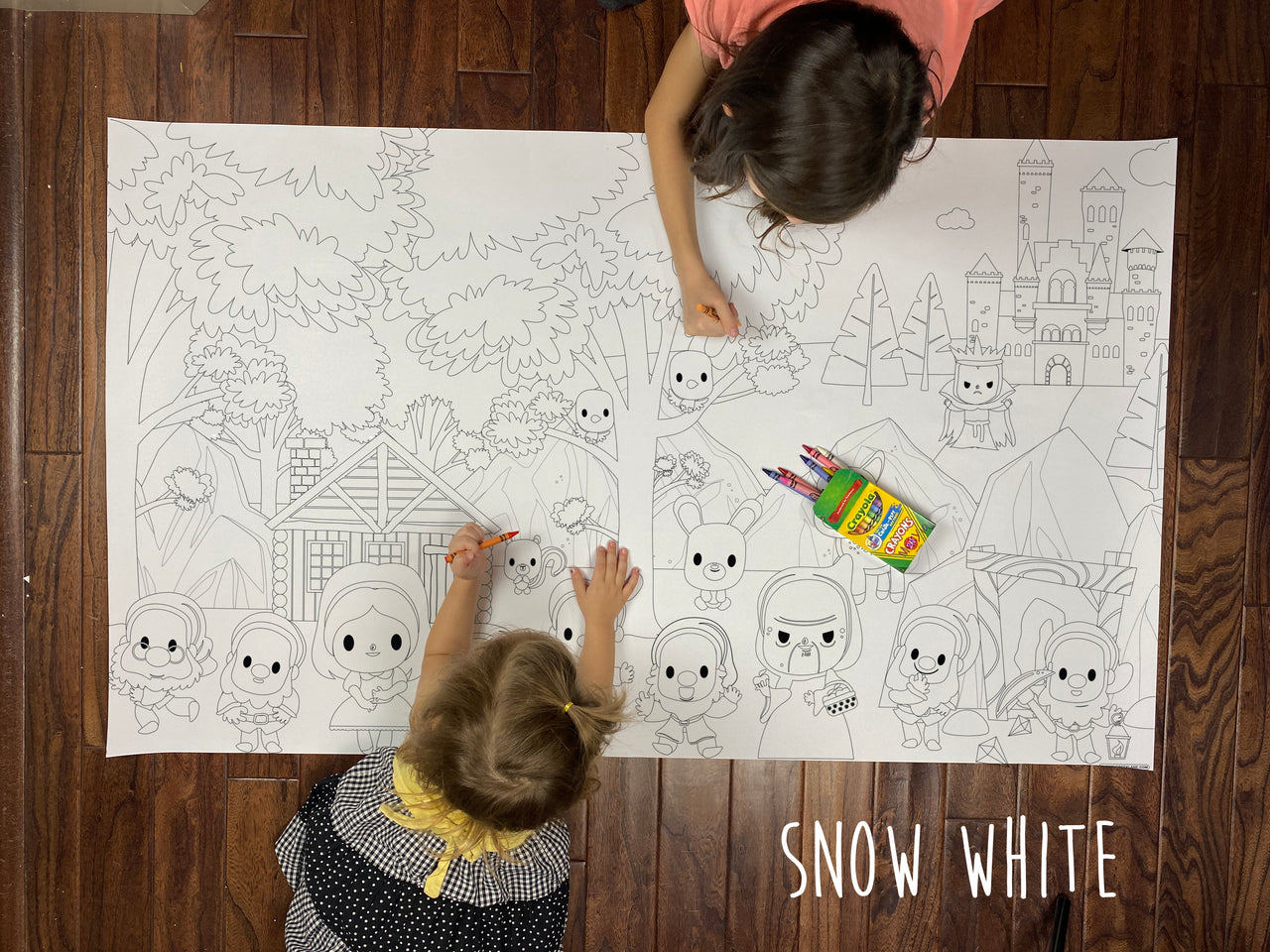 Snow white coloring sheet â