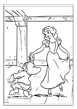 Printable snow white coloring pages collection perfect for kids of all ages