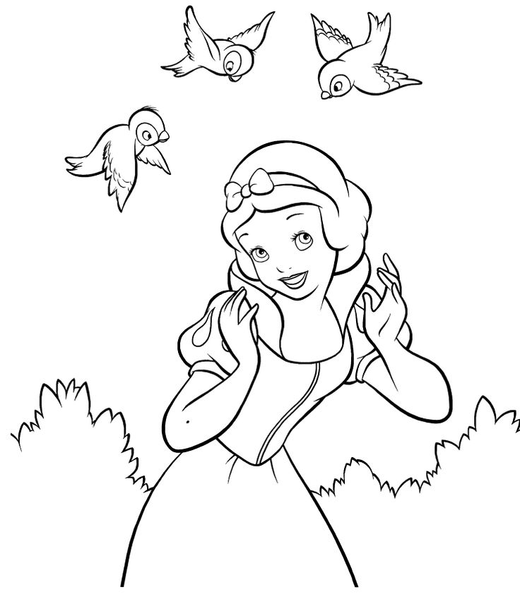 Pin by patricia iannone on diseãos para colorear snow white coloring pages princess coloring pages witch coloring pages