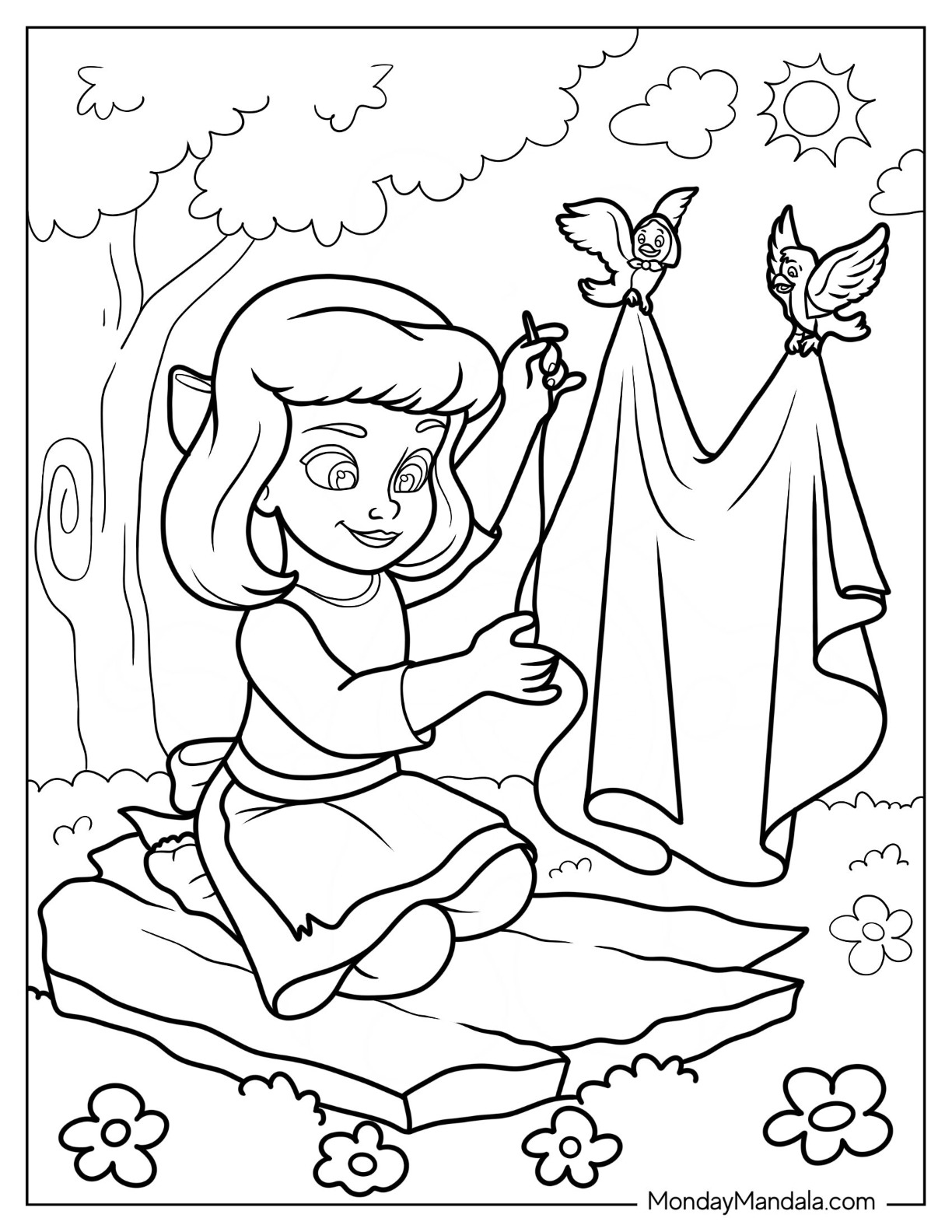 Cute disney coloring pages free pdf printables